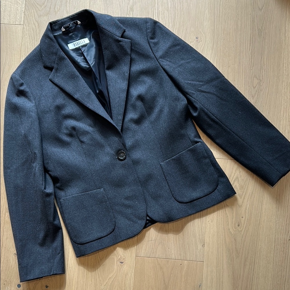 MARELLA Dark grey/black  Women's Blazer